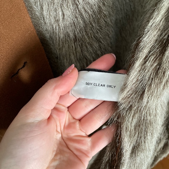 VINTAGE MARVIN RICHARDS Cozy Brown Teddy Jacket with Faux Fur Trim - Picture 8 of 8